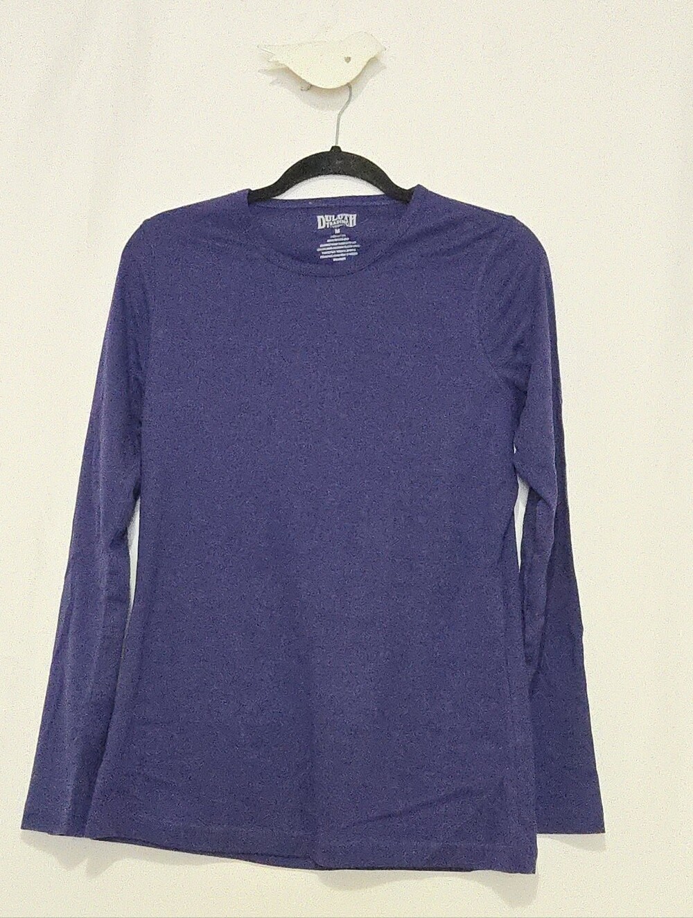 Duluth Trading Company Purple Long Sleeve Top - Cozy Base Layer - Size M